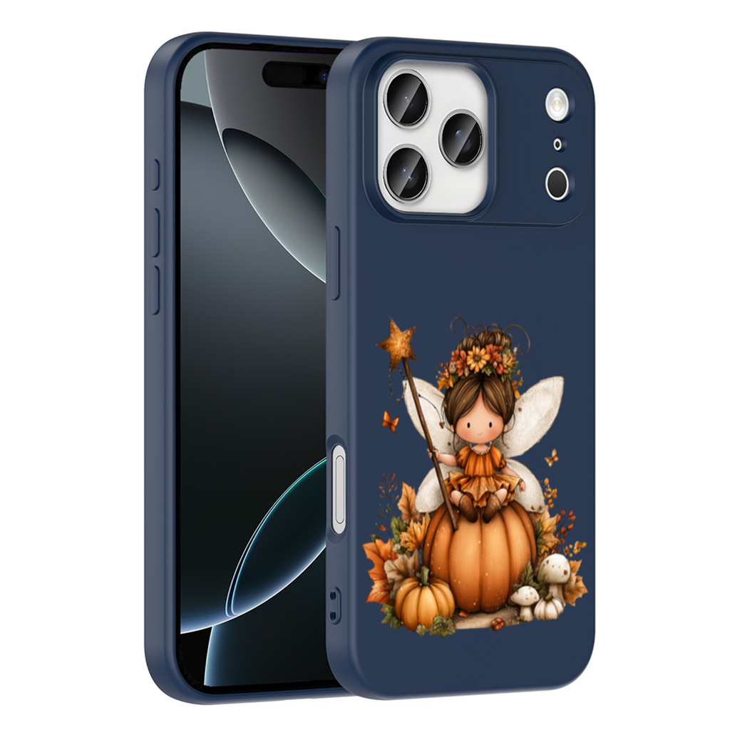 Whimsical Autumn Pumpkin Fairy iPhone 17 Pro Max Case