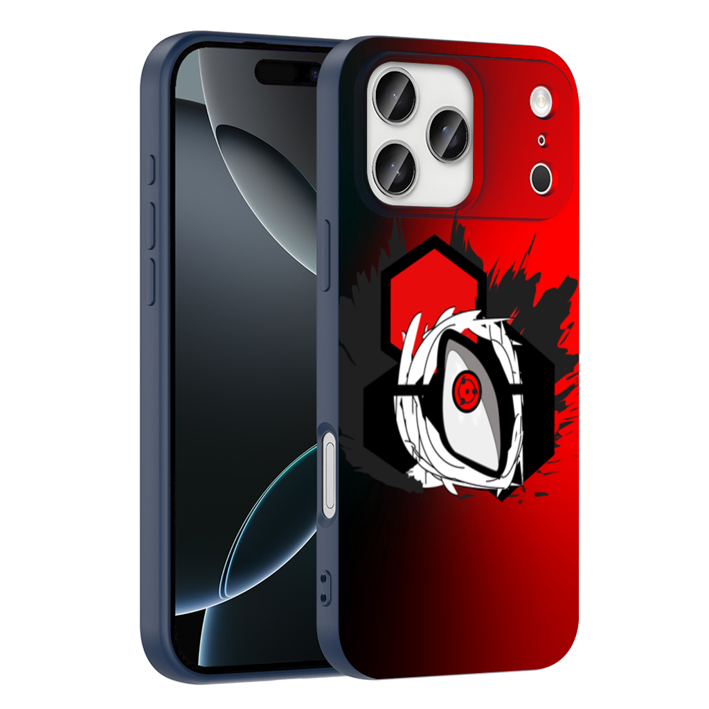 Mystic Red Eye Hexagon iPhone 17 Pro Max Case