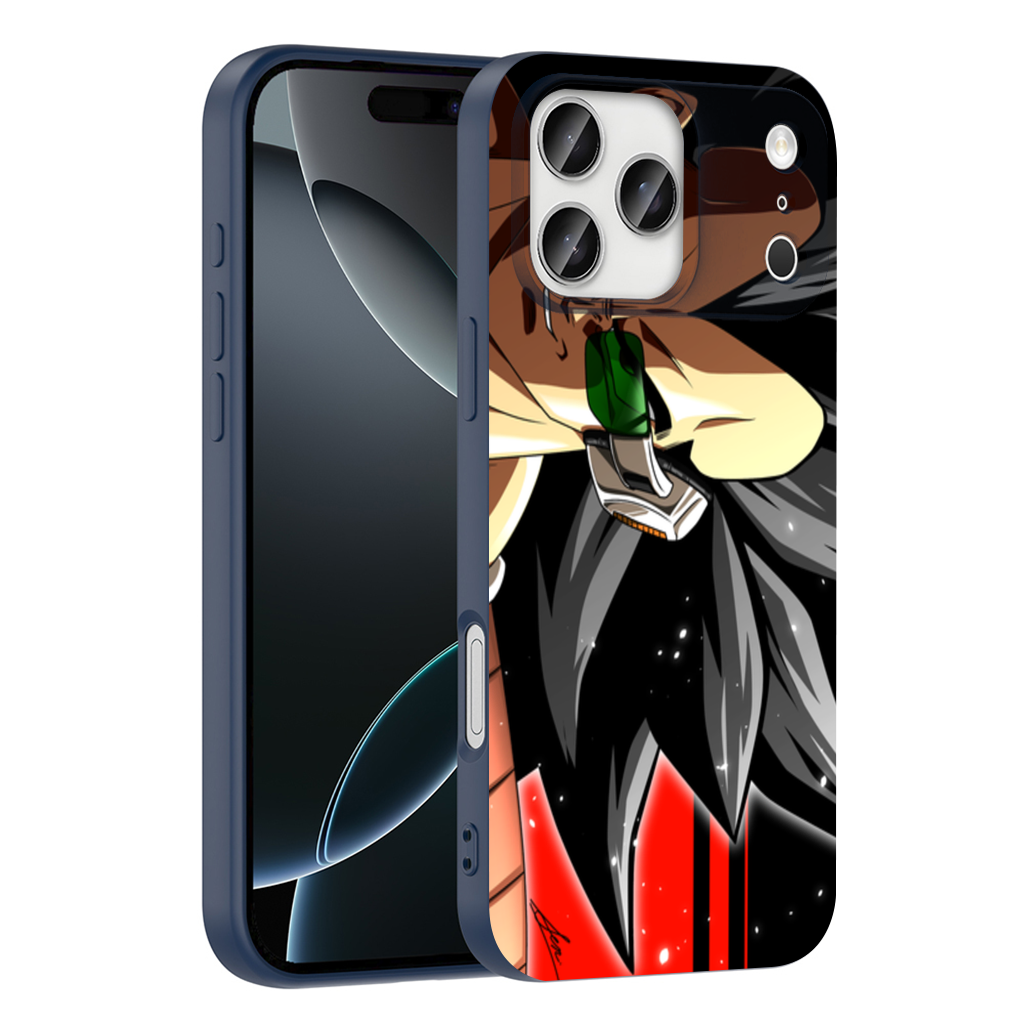 Red Eyed Armored Space Warrior iPhone 17 Pro Max Case