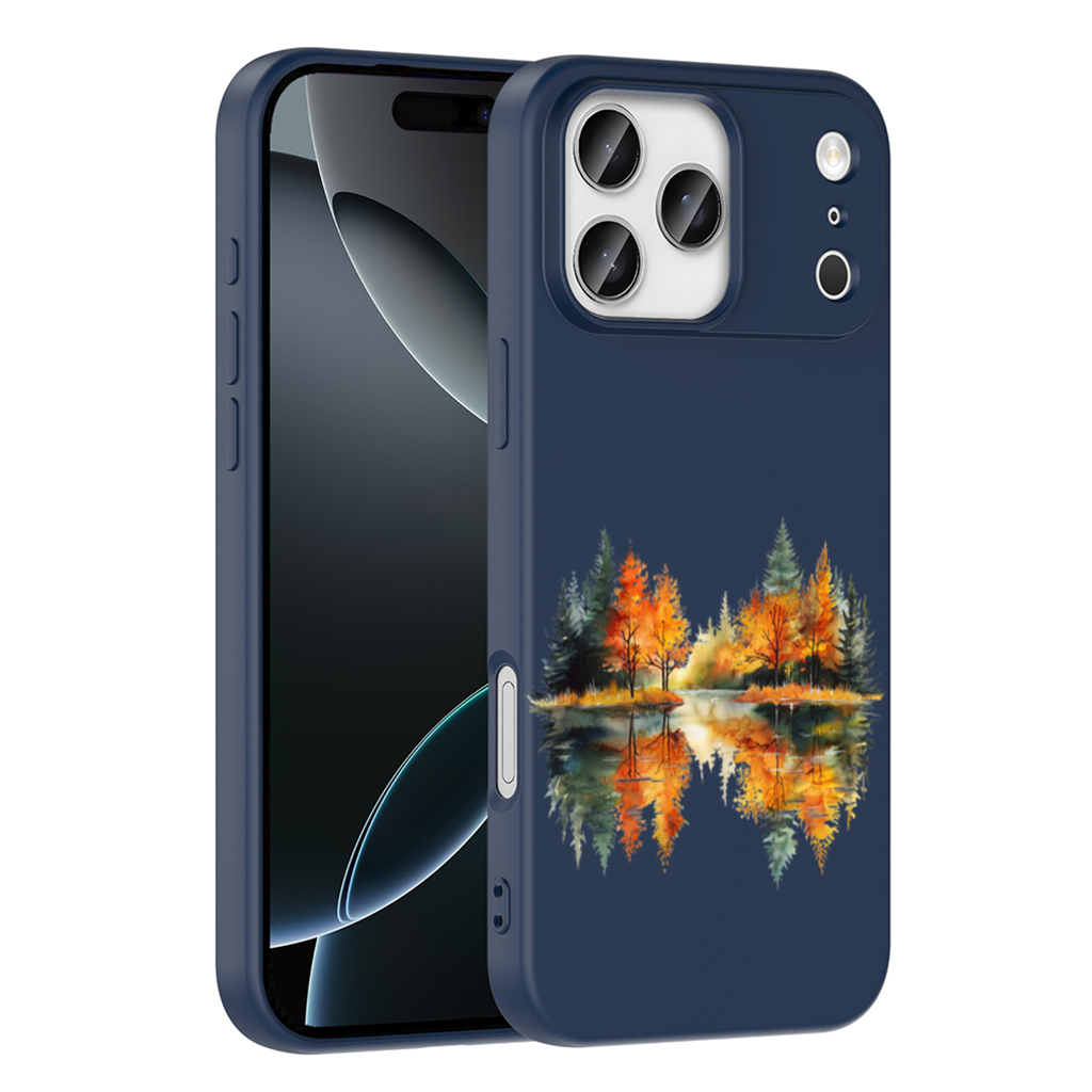 Sonbahar Ormanı Göl Yansıması iPhone 17 Pro Max Kılıfı