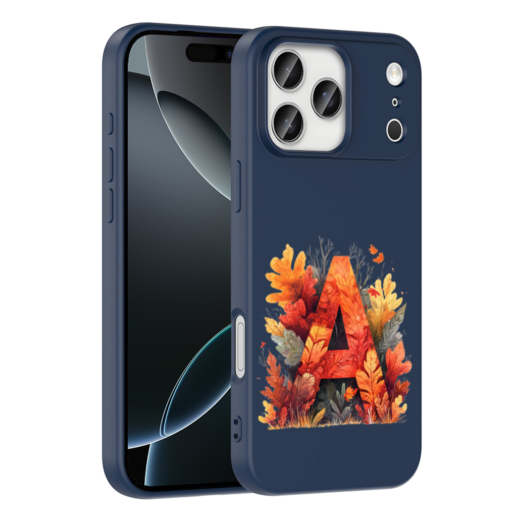 Sonbahar Yapraklı A Harfi iPhone 17 Pro Max Kılıfı