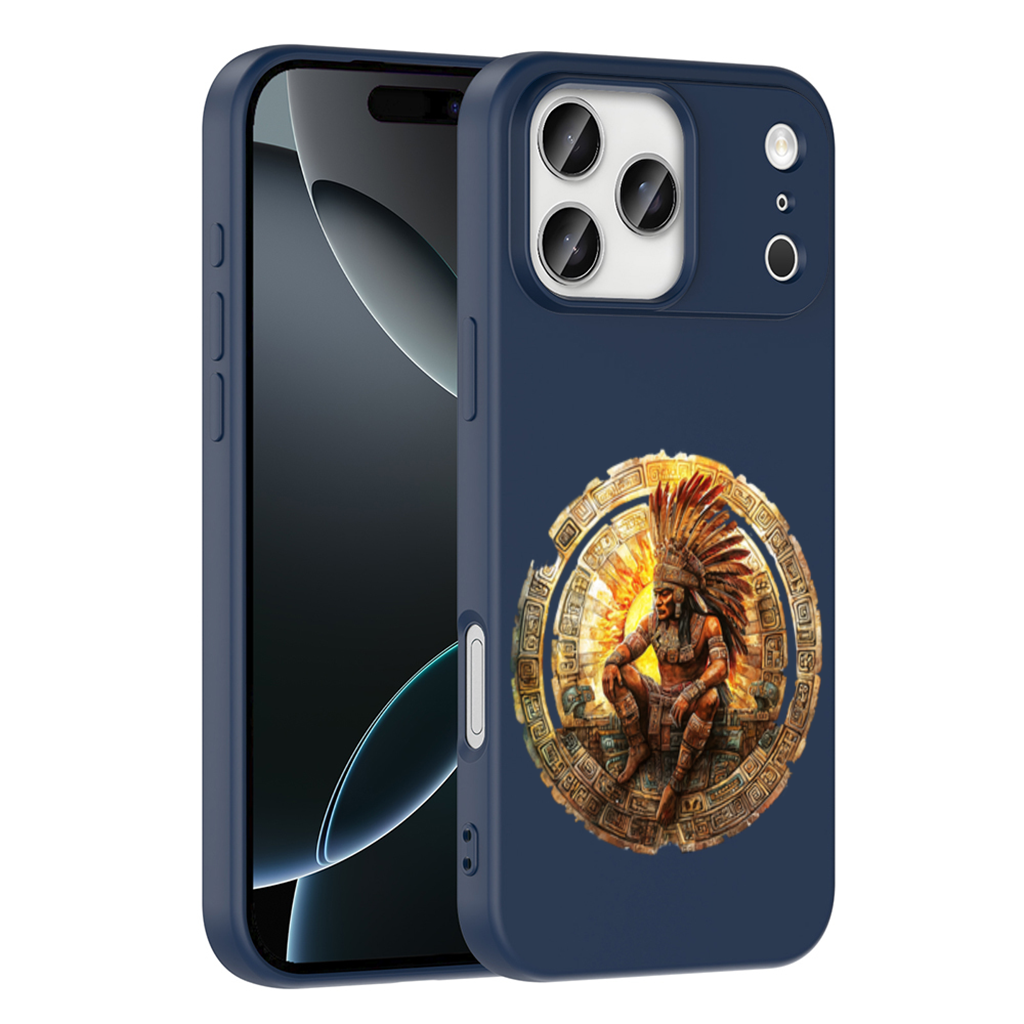 Antik Aztek Güneş Savaşçısı iPhone 17 Pro Max Kılıfı