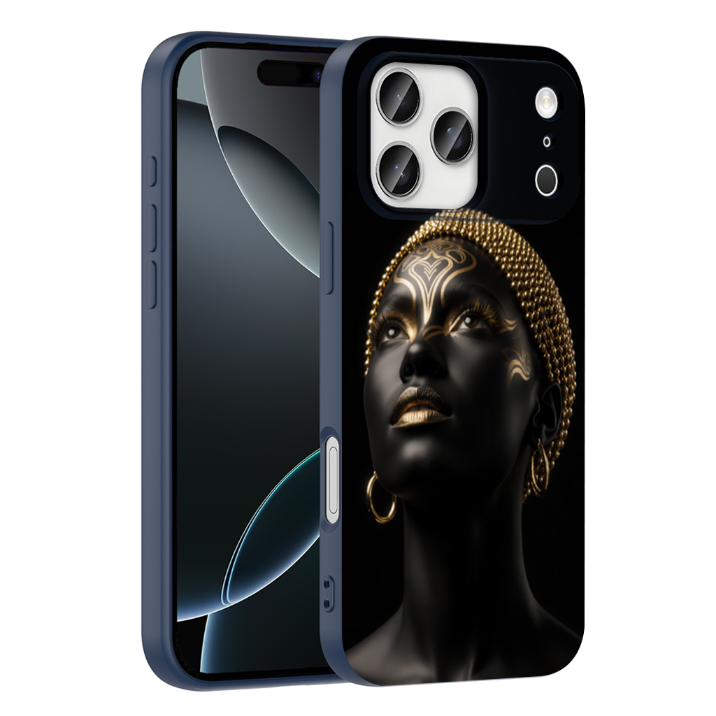 Gold Afrofuturistic Black Woman 