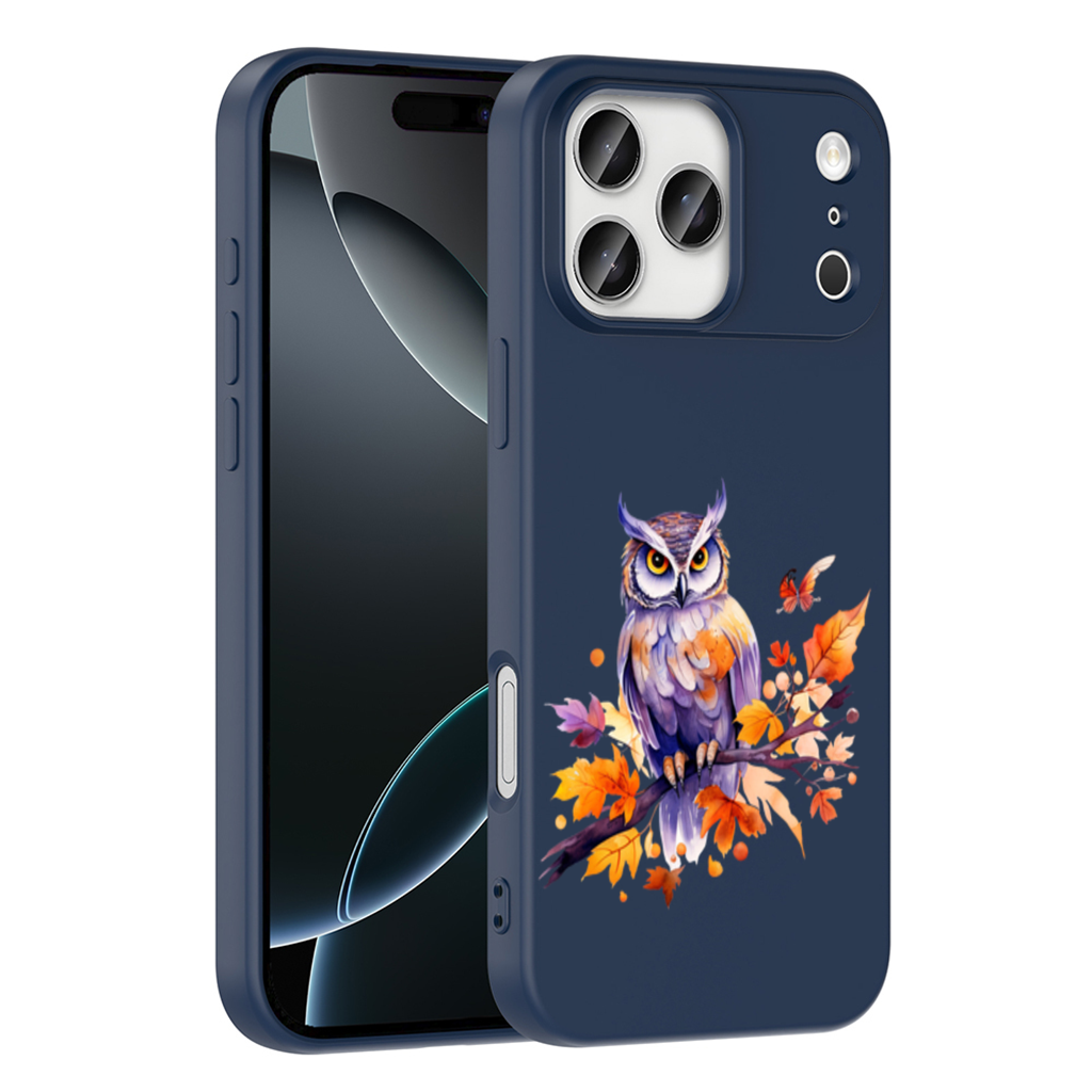Whimsical Autumn Owl and Butterfly iPhone 17 Pro Max Case