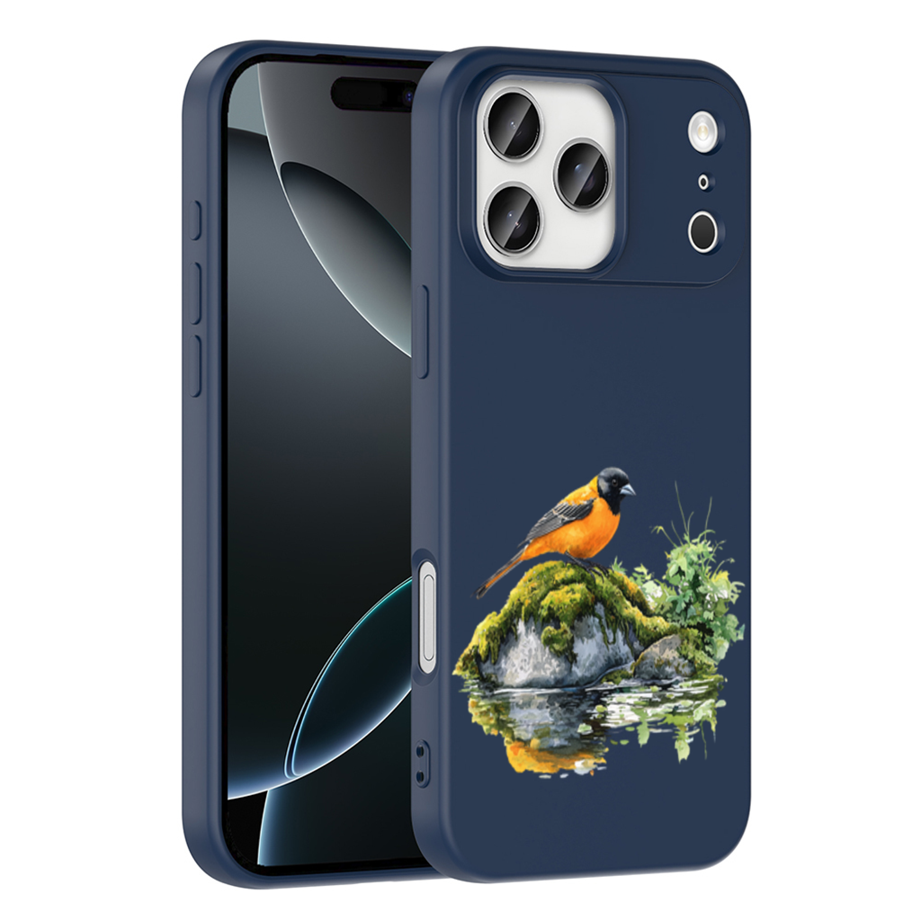 Orange Baltimore Oriole Bird iPhone 17 Pro Max Case