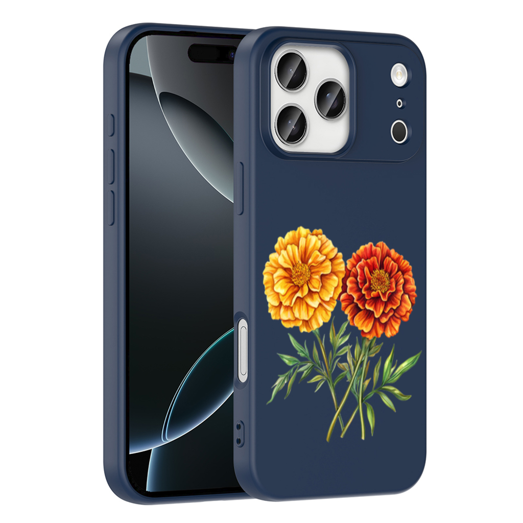 Botanical Yellow Orange Marigold iPhone 17 Pro Max Case