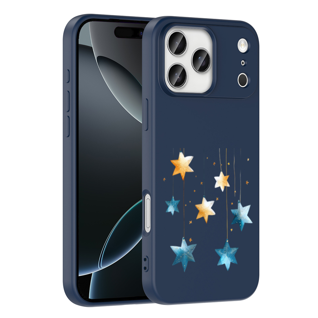 Suluboya Asılı Yıldızlar iPhone 17 Pro Max Kılıfı