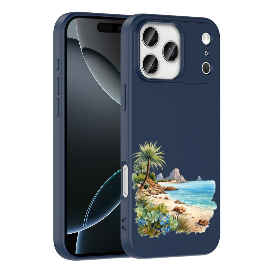 Tropical Palm Tree and Turquoise Sea iPhone 17 Pro Max Case