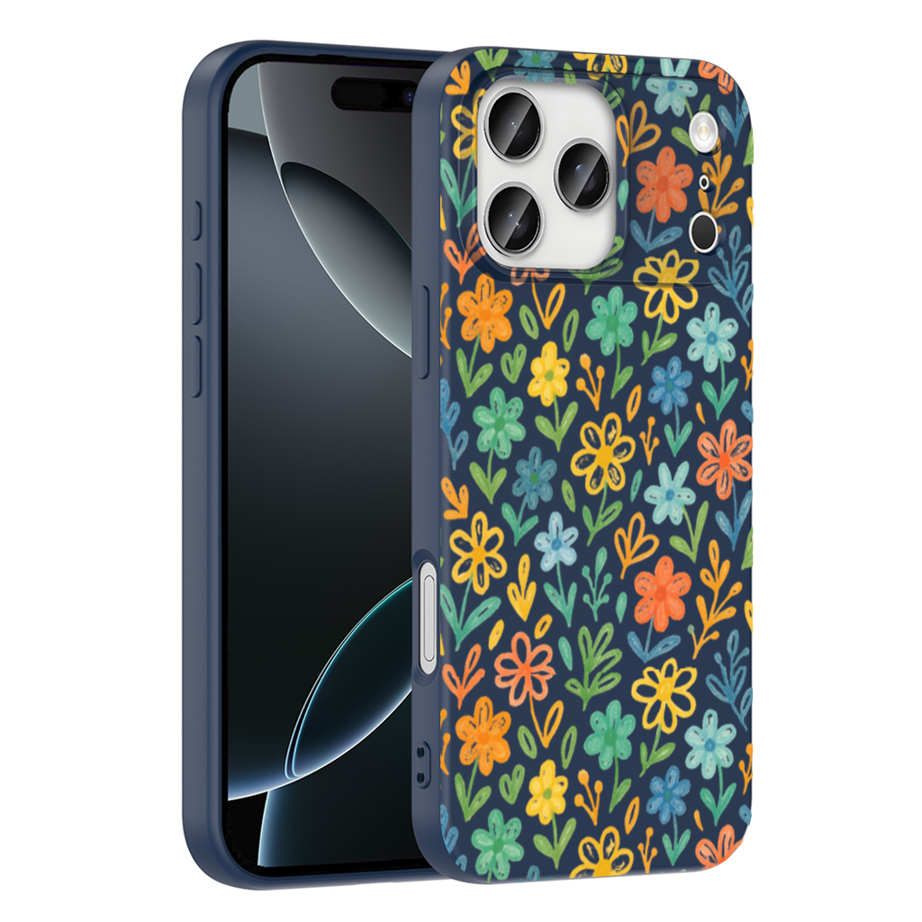 Colorful Boho Wildflowers iPhone 17 Pro Max Case