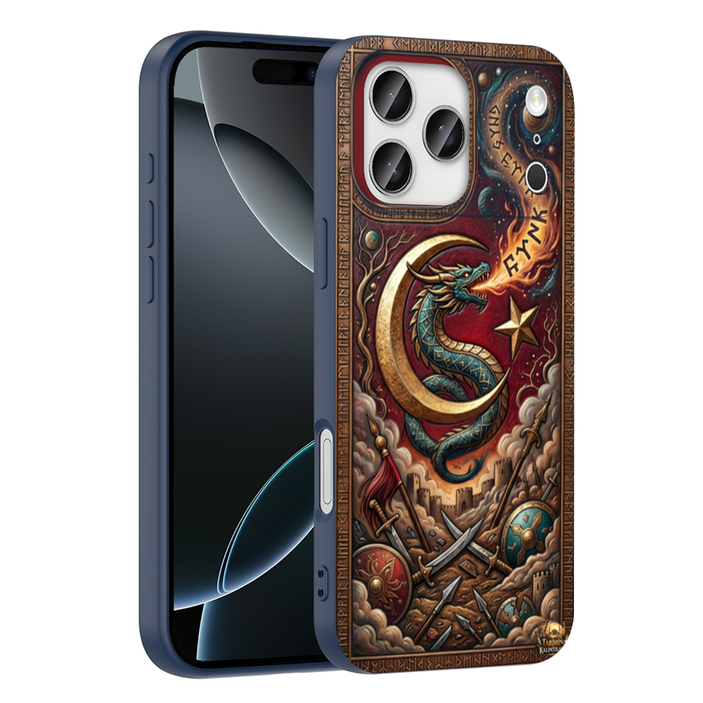Mythical Dragon  Crescent Phone Case iPhone 17 Pro Max Case
