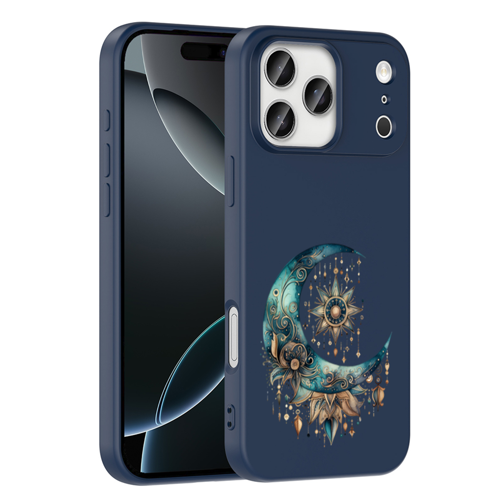 Boho Celestial Sun and Moon iPhone 17 Pro Max Case