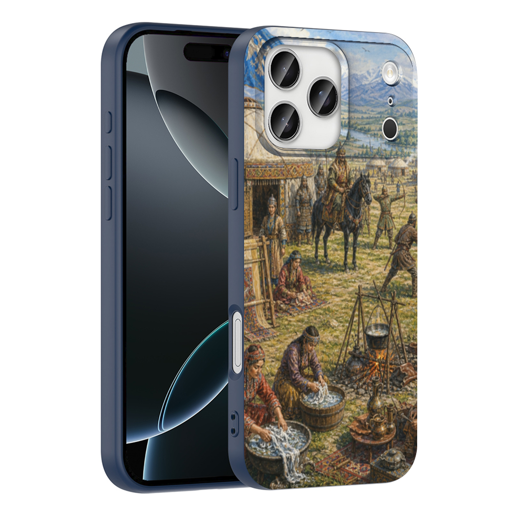 Bozkırın Kadim Mirası Tarihi Türk Obruk Sahnesi iPhone 17 Pro Max Kılıfı