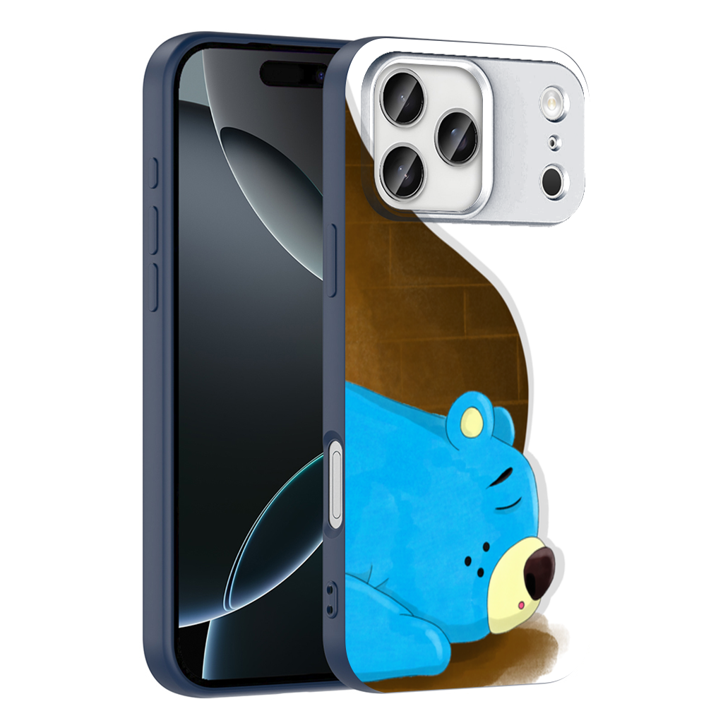 Mavi Ayı - Ayı Pooli-Masal Karakteri iPhone 17 Pro Max Kılıfı