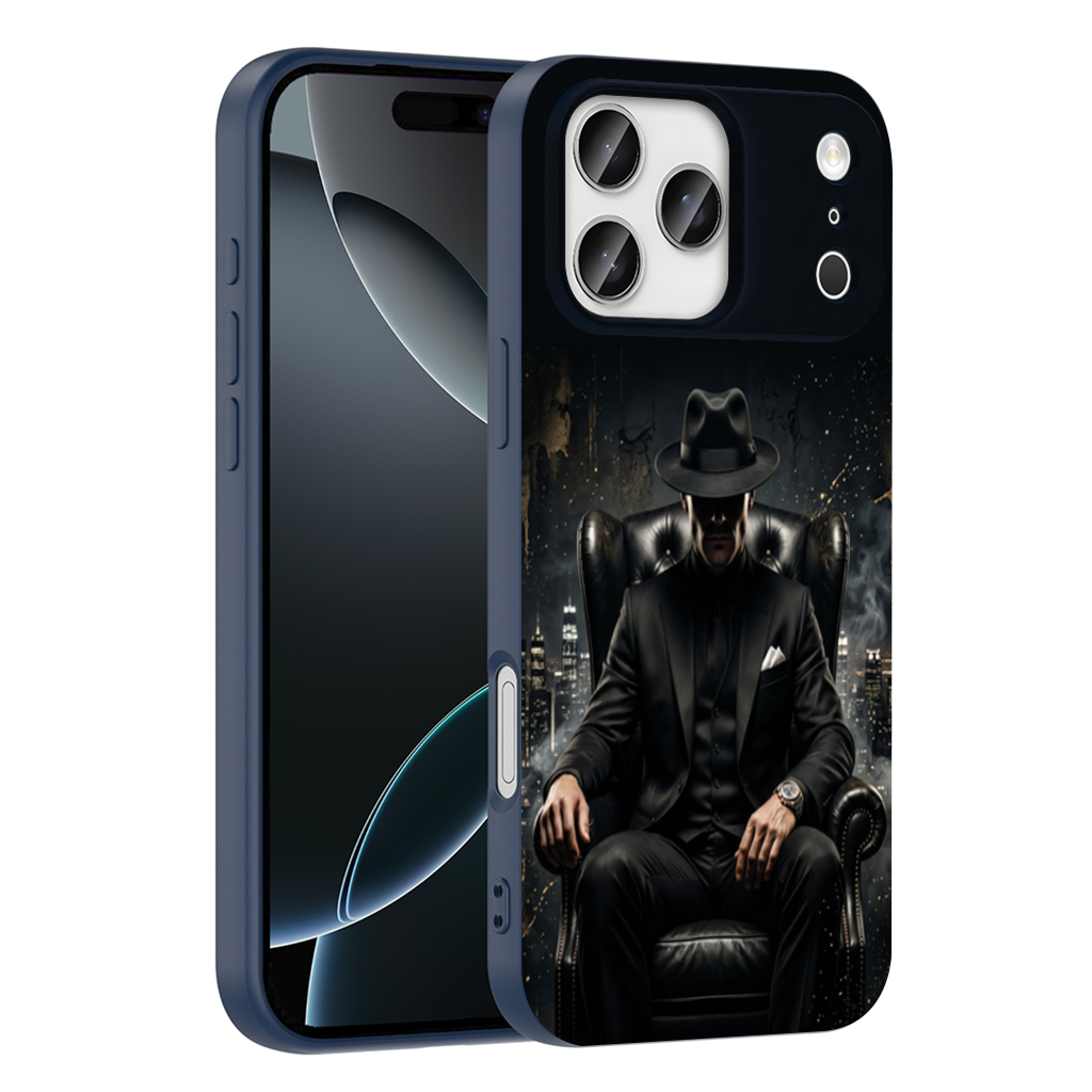 Mafia Boss Dark City Portrait iPhone 17 Pro Max Case