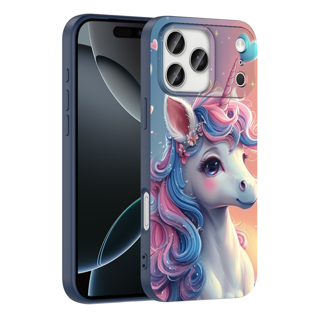 Pastel Kawaii Unicorn Wallpaper iPhone 17 Pro Max Case