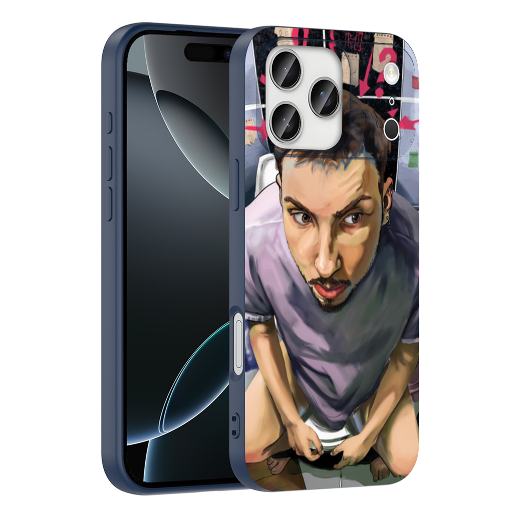 Toilet allegory iPhone 17 Pro Max Case