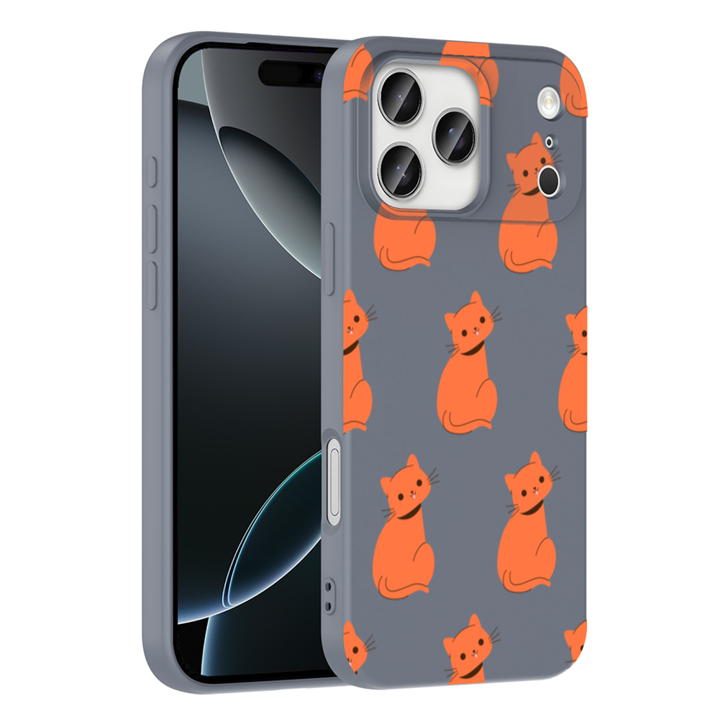Kawaii Orange Cat Blep iPhone 17 Pro Max Case