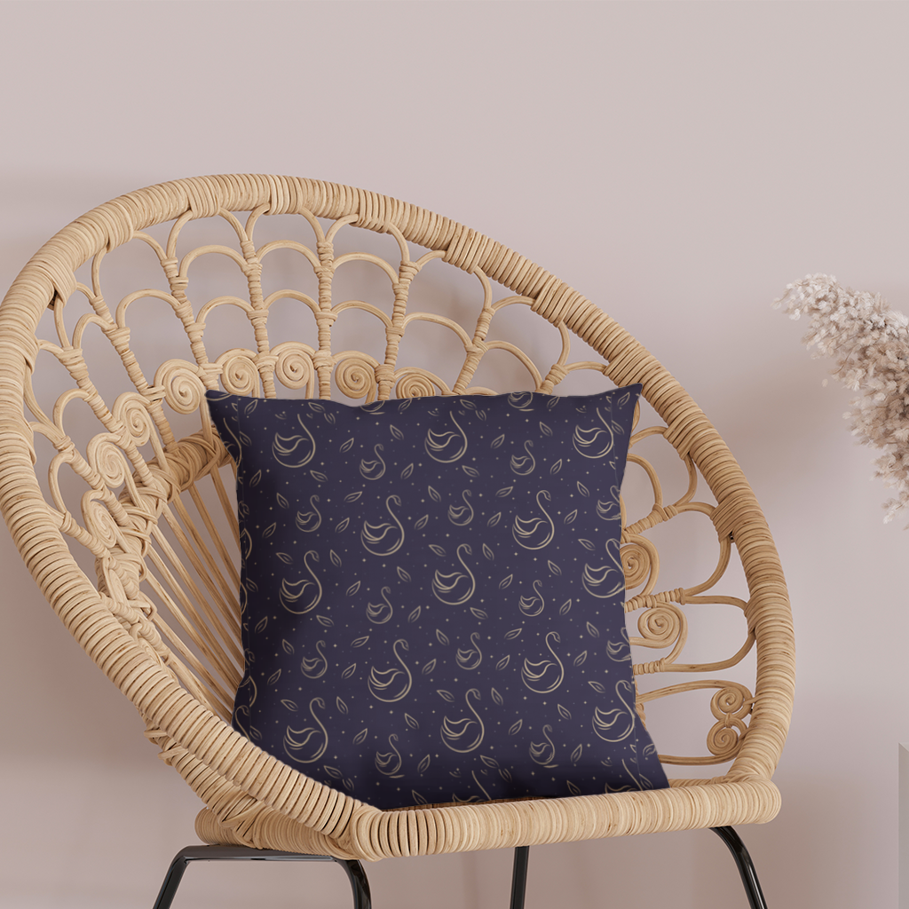 kuğu pattern deseni Decorative pillow cover