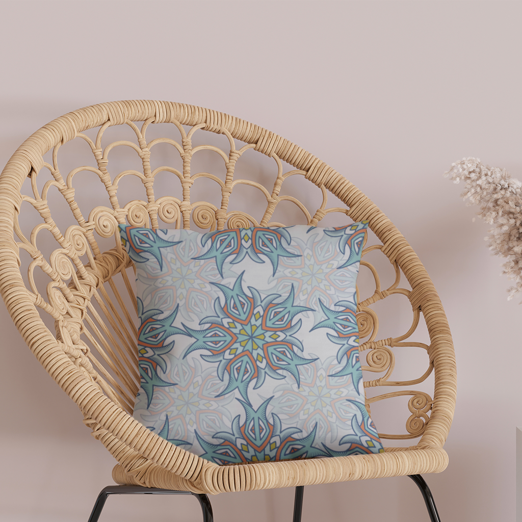 An abstract visual Decorative pillow cover