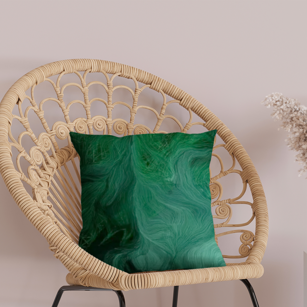 Black and green marbling 