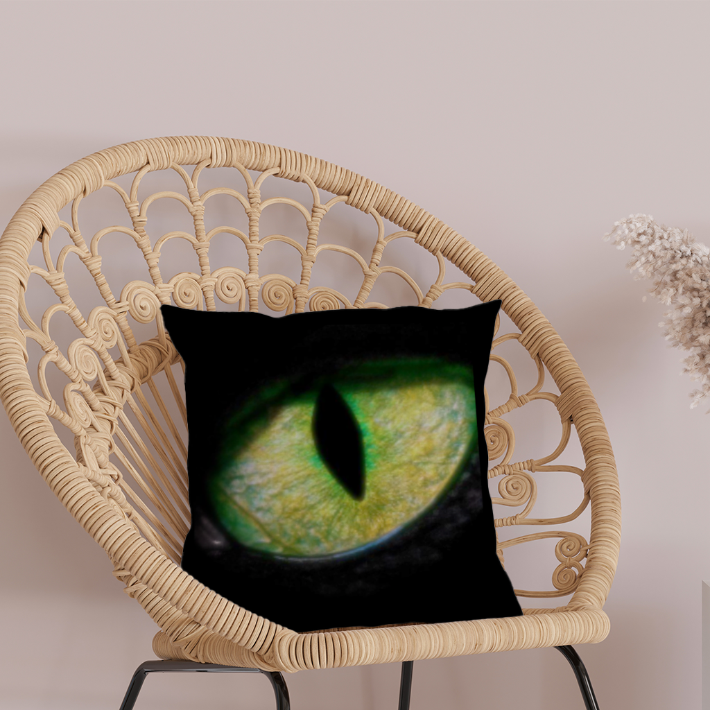 Phanter eye. Decorative pillow cover