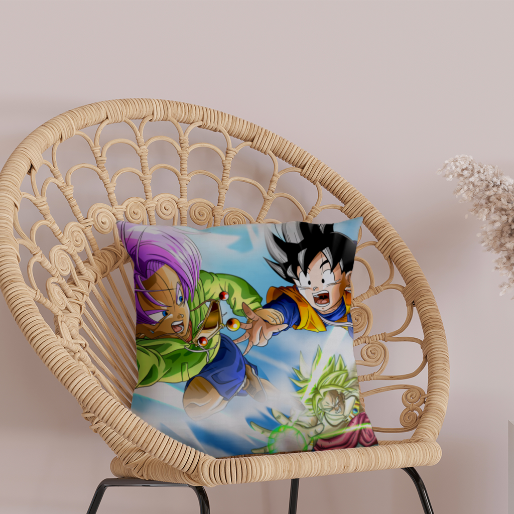 Energy Blast Anime Sky Battle Decorative pillow cover