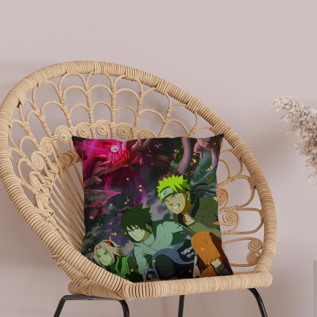 Ninja Takımı Dev Yaratık Savaşı Dekoratif Kırlent Kılıfı