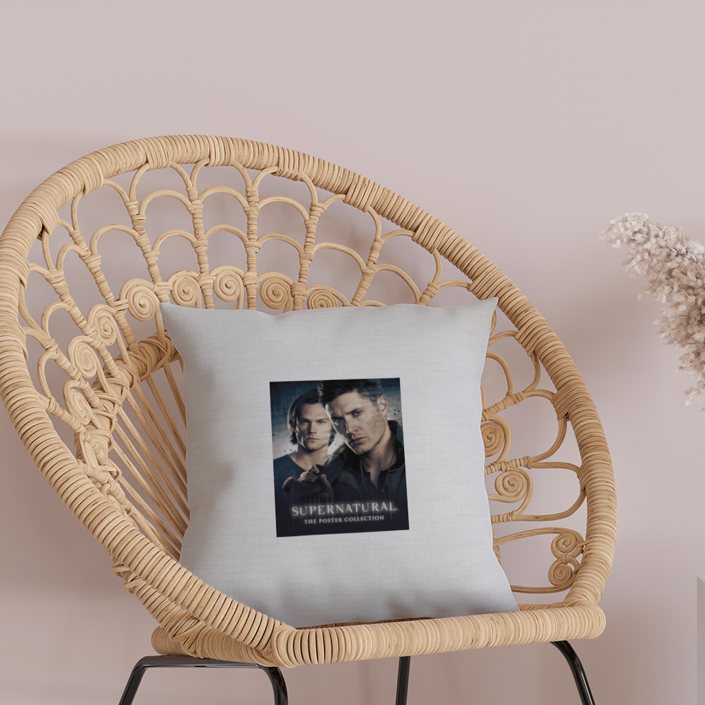 Supernatural Tasarım Dekoratif Kırlent Kılıfı