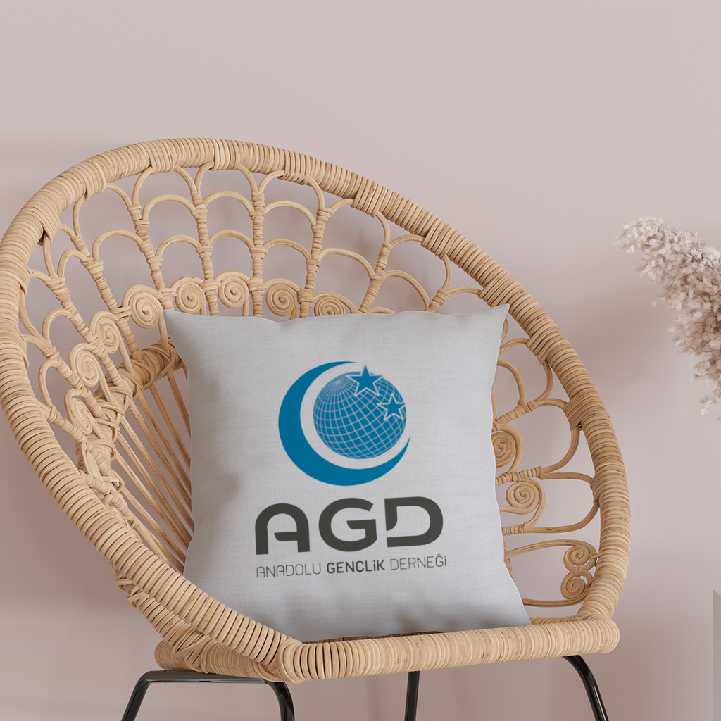 agd logo test ürün Decorative pillow cover