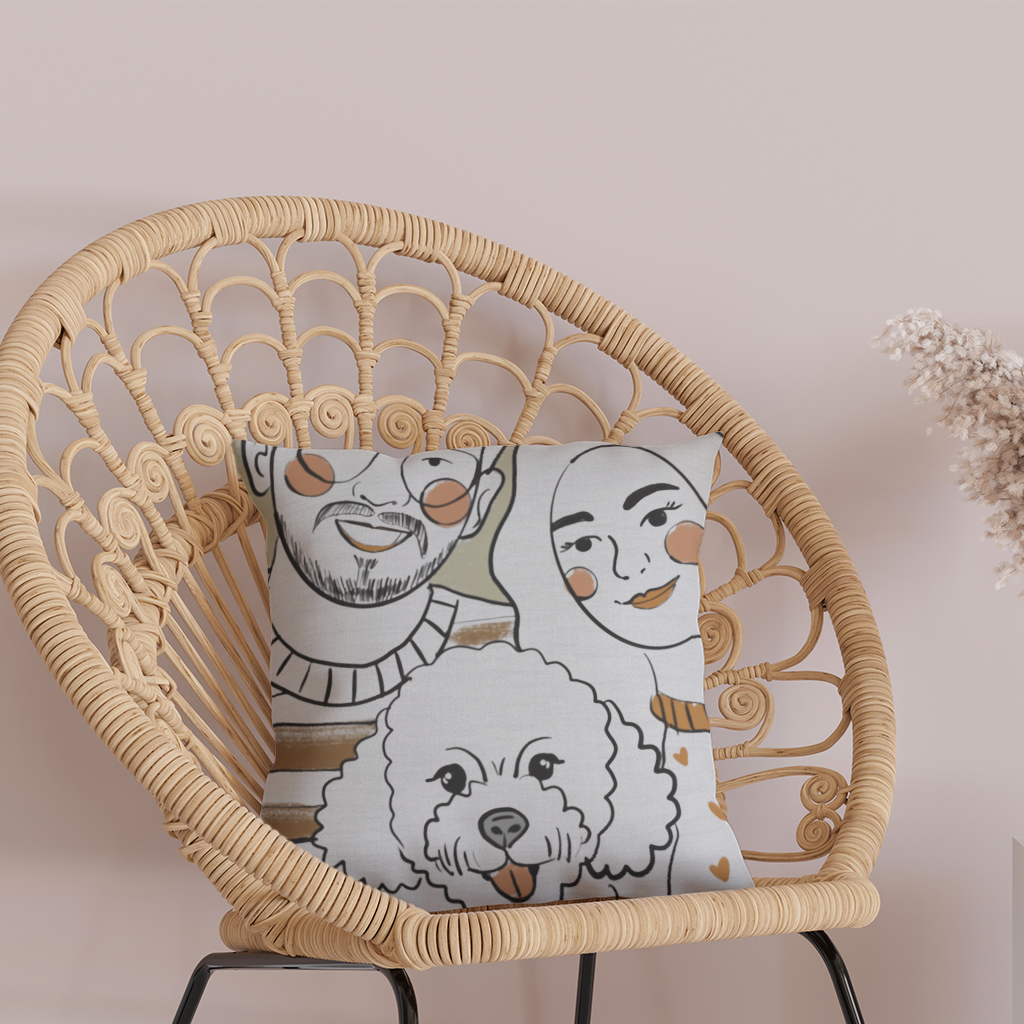 Our Family Decorative pillow cover