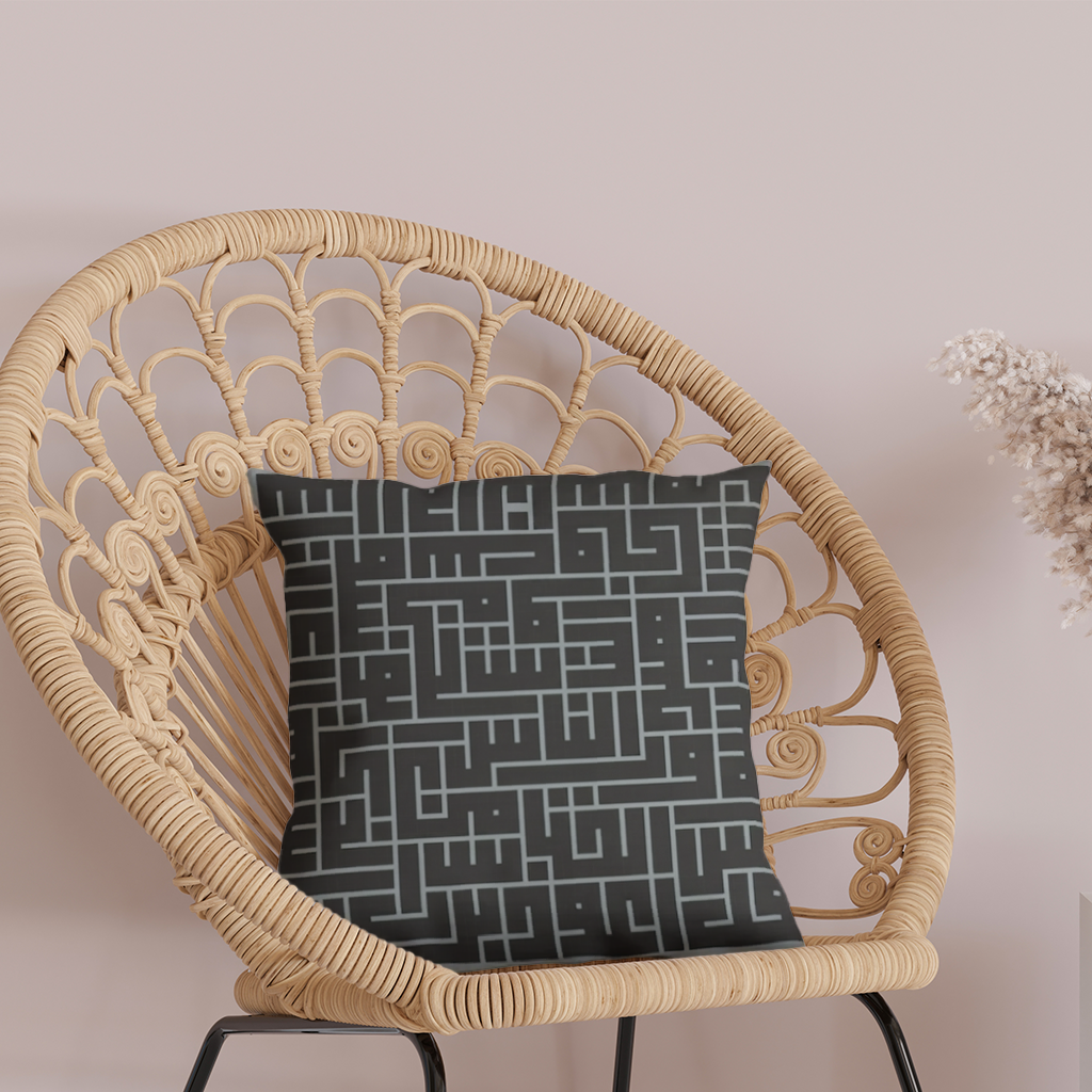 calligraphy Decorative pillow cover