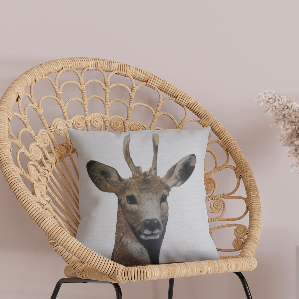 Deer colored pencil sketch
