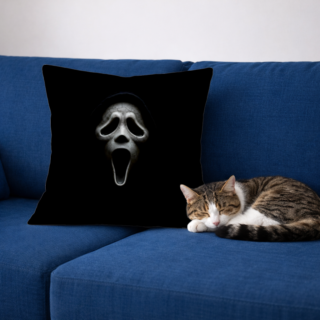 Ghostface The Scream from the Shadows Decorative pillow cover