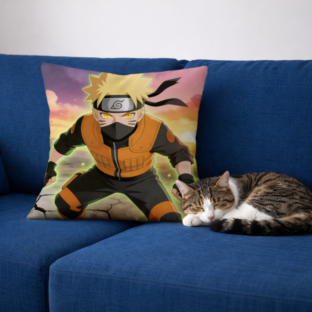 Naruto Sage Mode Power Awakening Decorative pillow cover