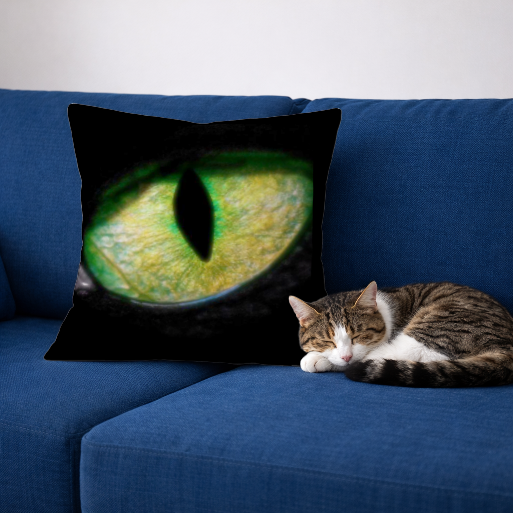 Panter gözü. Dekoratif Kırlent Kılıfı