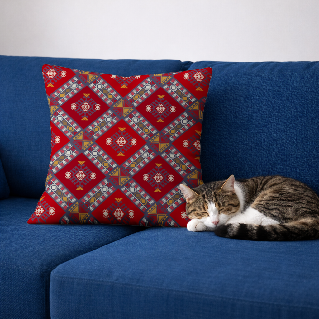 Traditional Kilim Pattern Motif Decorative pillow cover