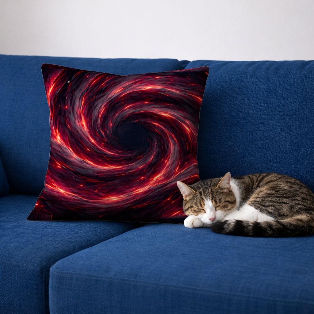 Uchiha Brothers Eternal Black Flames of Amaterasu Decorative pillow cover