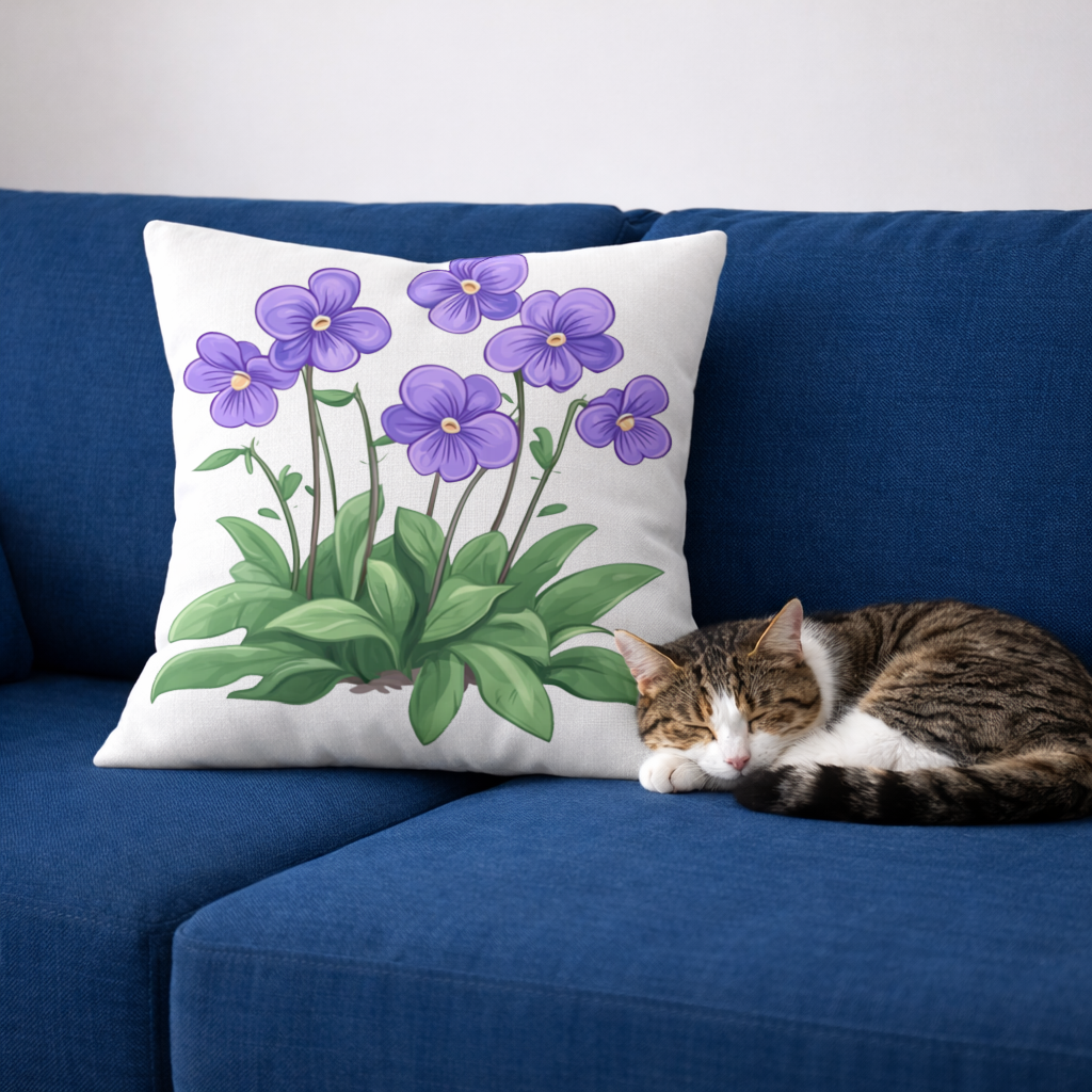 Cottagecore Purple Violets 