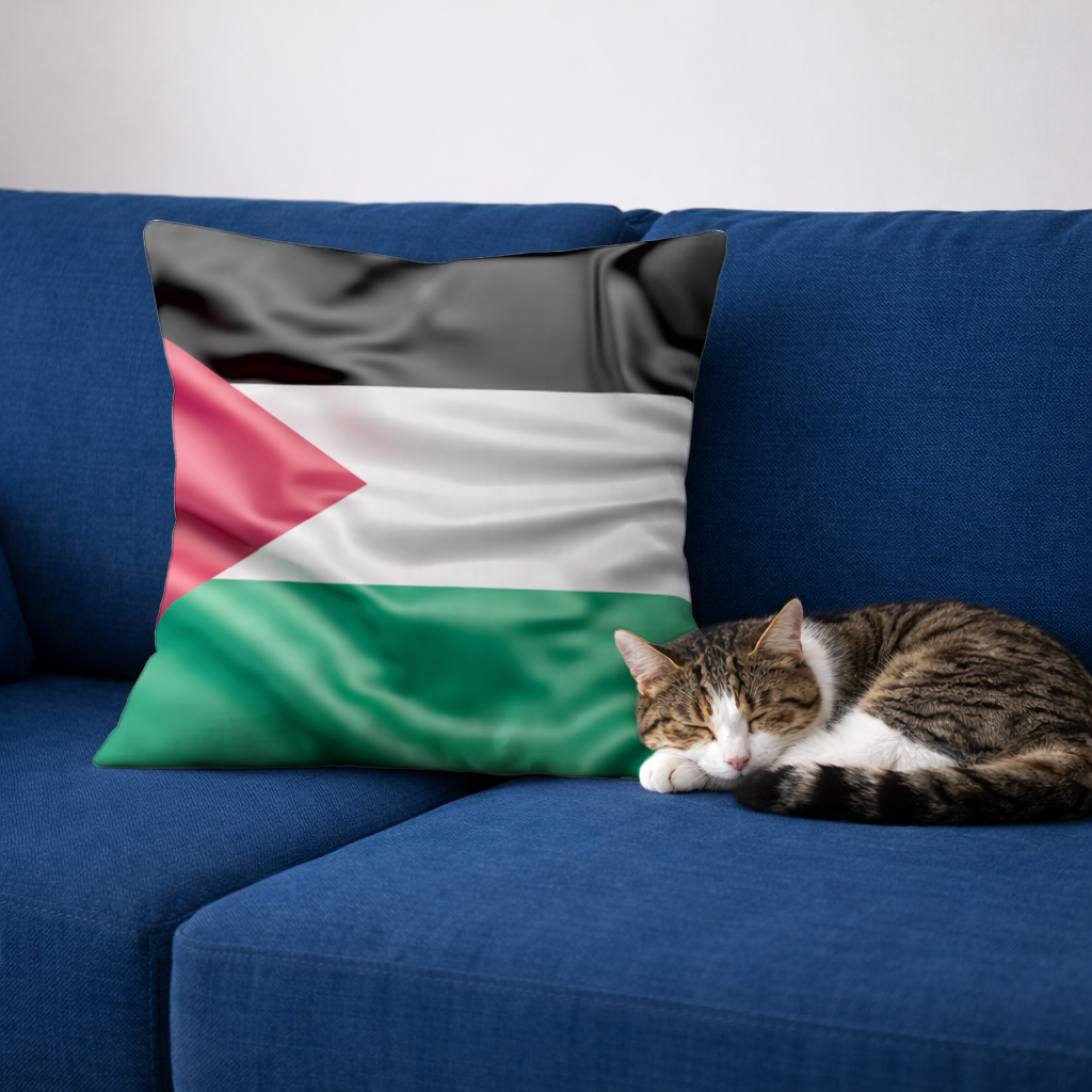 Waving Palestine Flag 