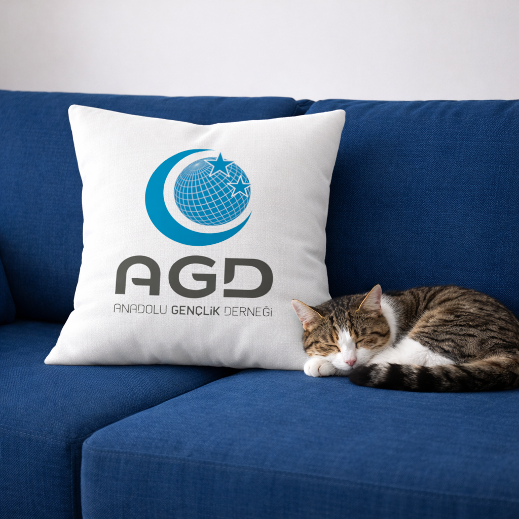 agd logo test ürün Dekoratif Kırlent Kılıfı