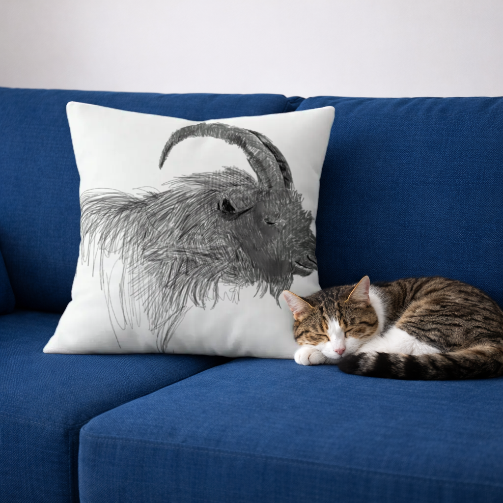 Goat Decorative pillow cover