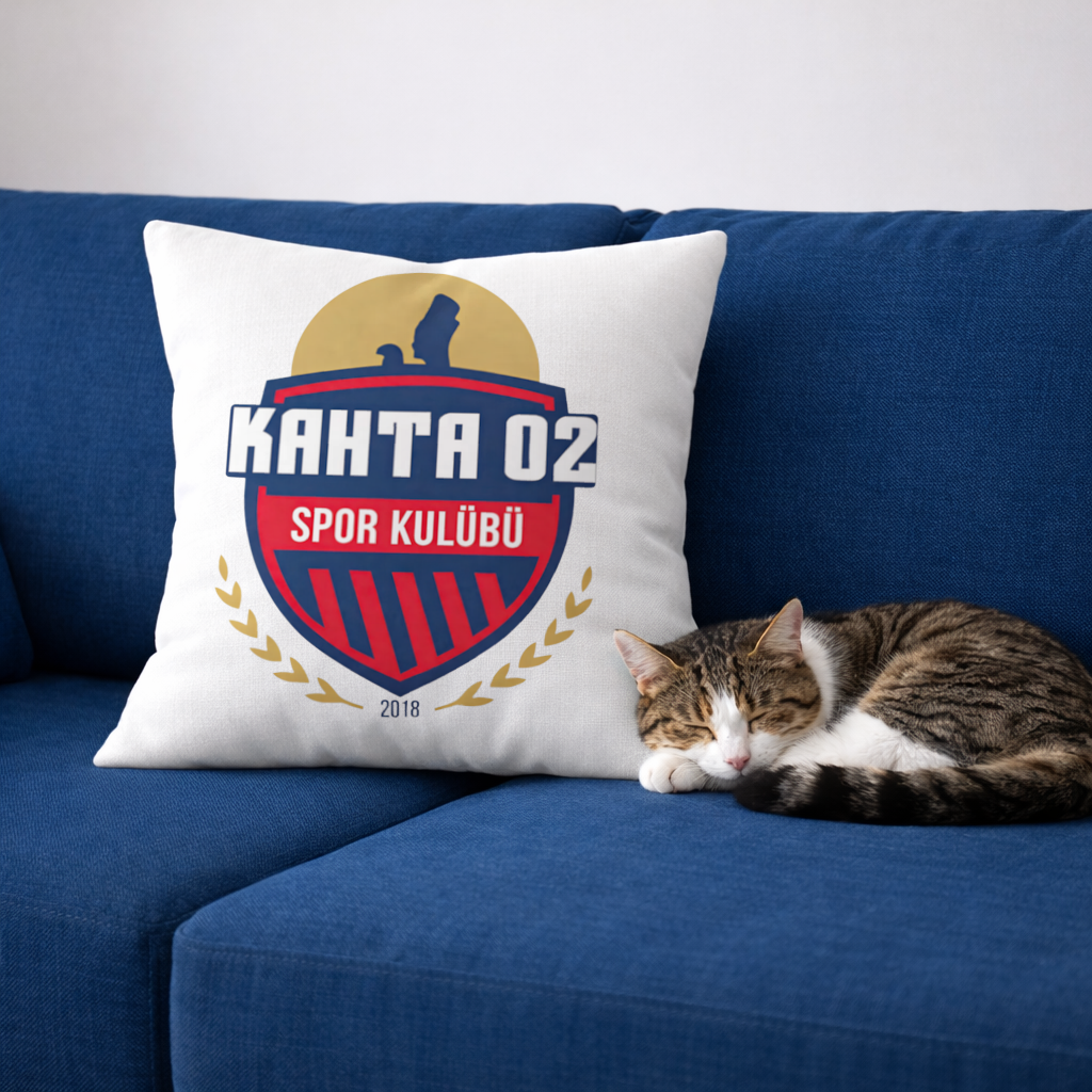 Kahta 02 Spor Kulübü Crest Decorative pillow cover