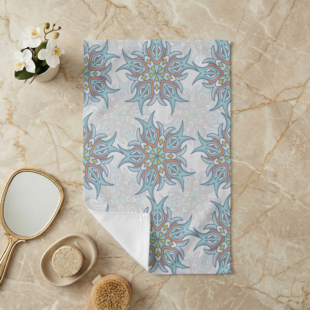 Soyut Görsel Deseni El Havlusu