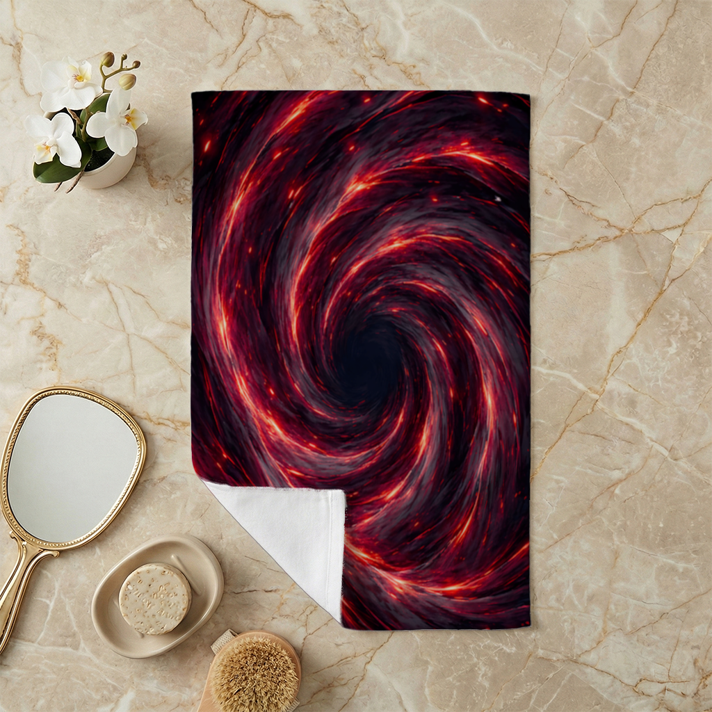 Uchiha Brothers Eternal Black Flames of Amaterasu Hand Towel