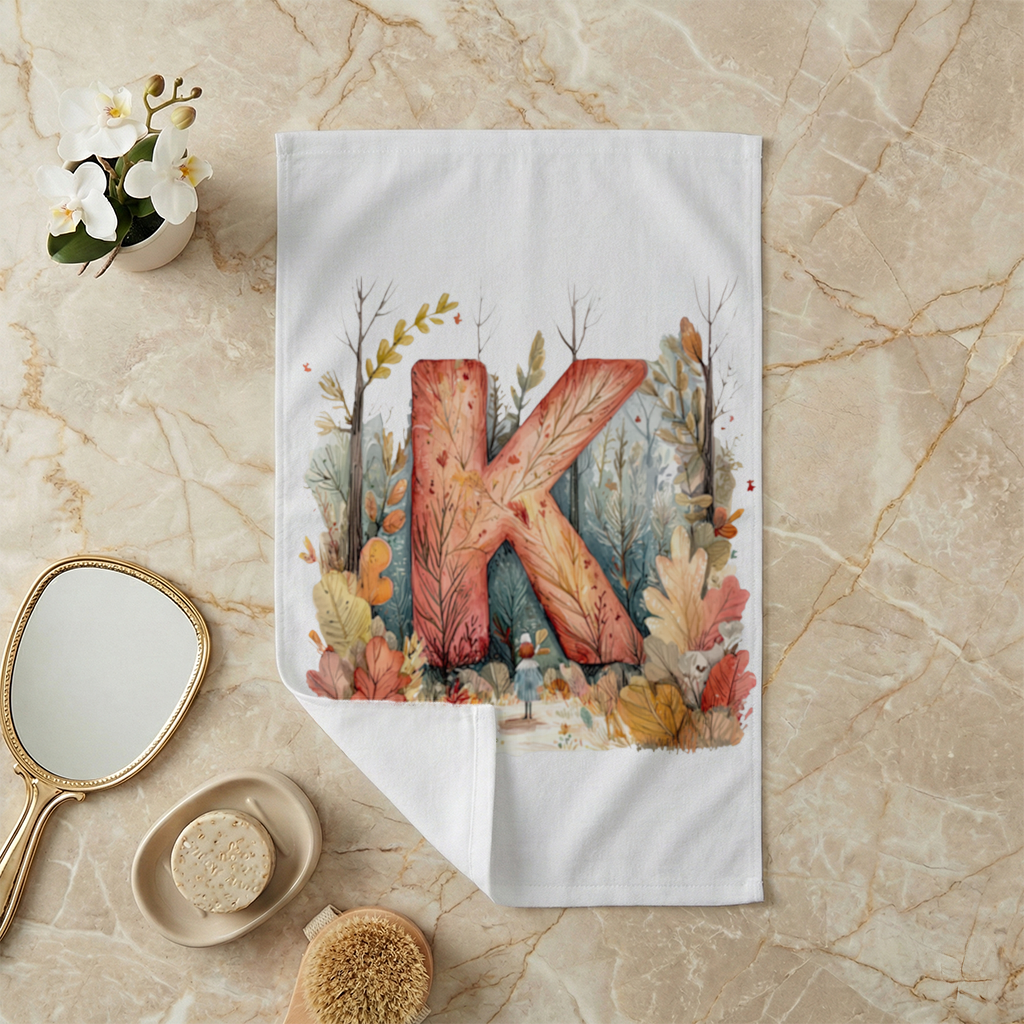 Autumn Forest Letter K 