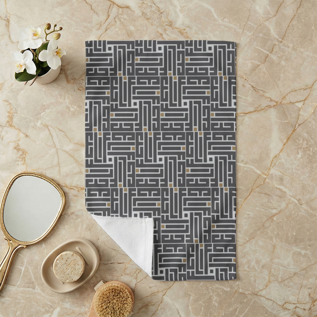 Kufi yazı stlinde Elif El Havlusu