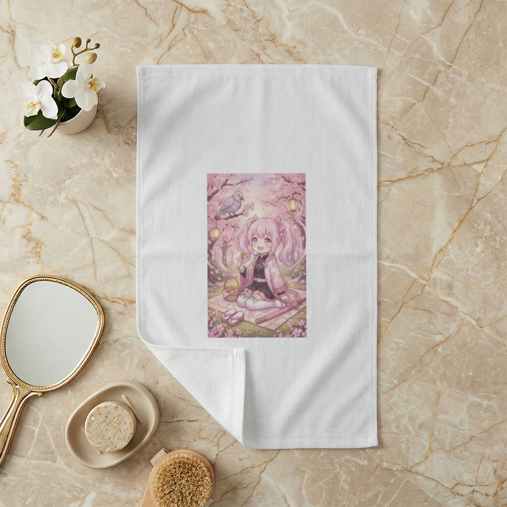 Hanami hokiralı halı Hand Towel