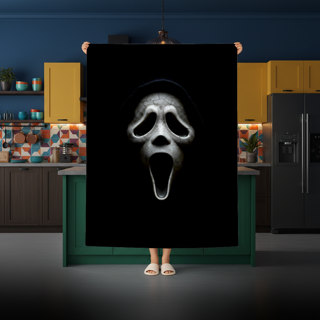 Ghostface The Scream from the Shadows Rectangular Tablecloth