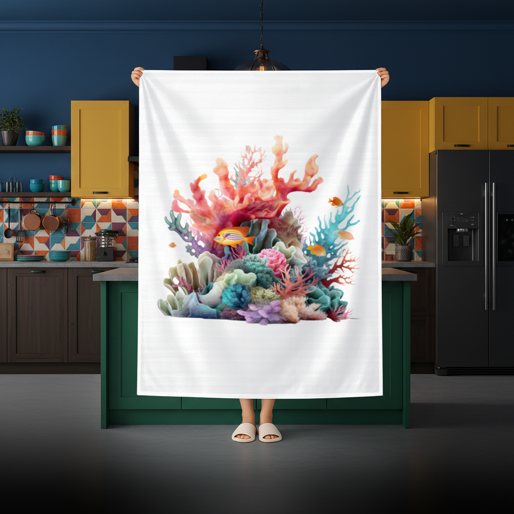 Vibrant Coral Reef and Tropical Fish 