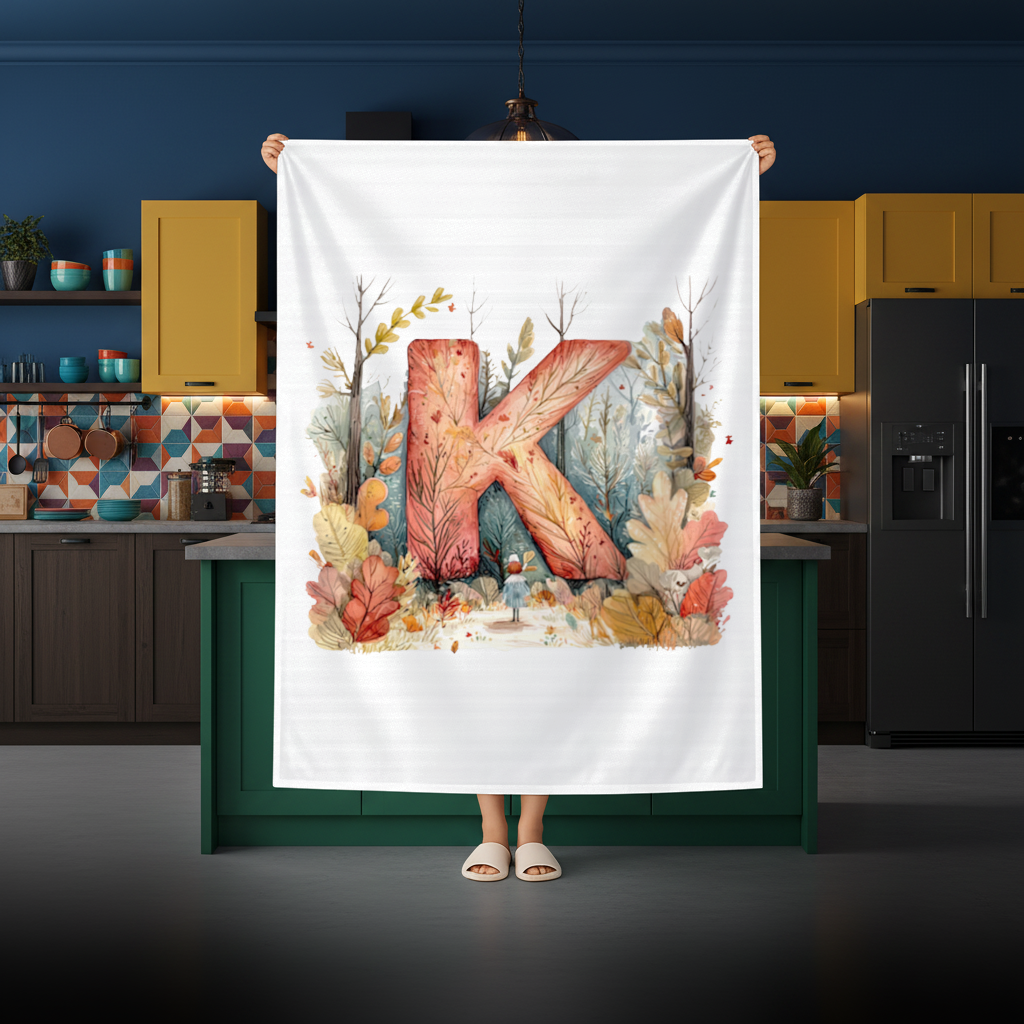 Autumn Forest Letter K 